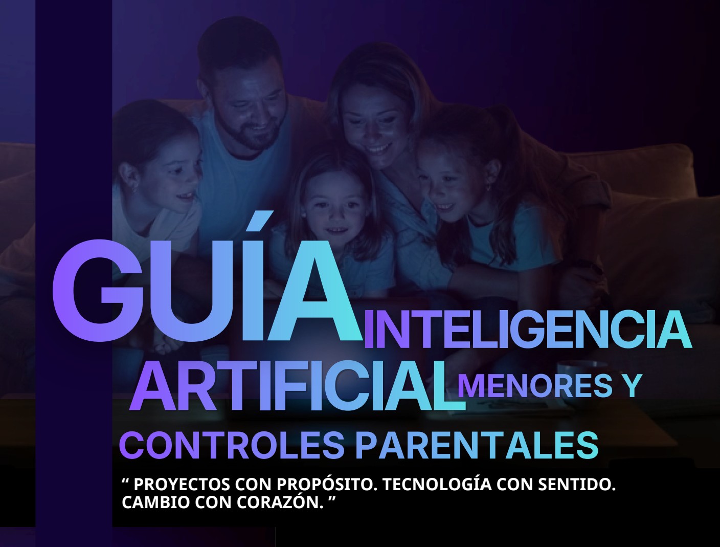 Portada — Guía de Inteligencia Artificial, Menores y Controles Parentales